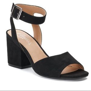 Candie's Women's High Heel Sandals - Black